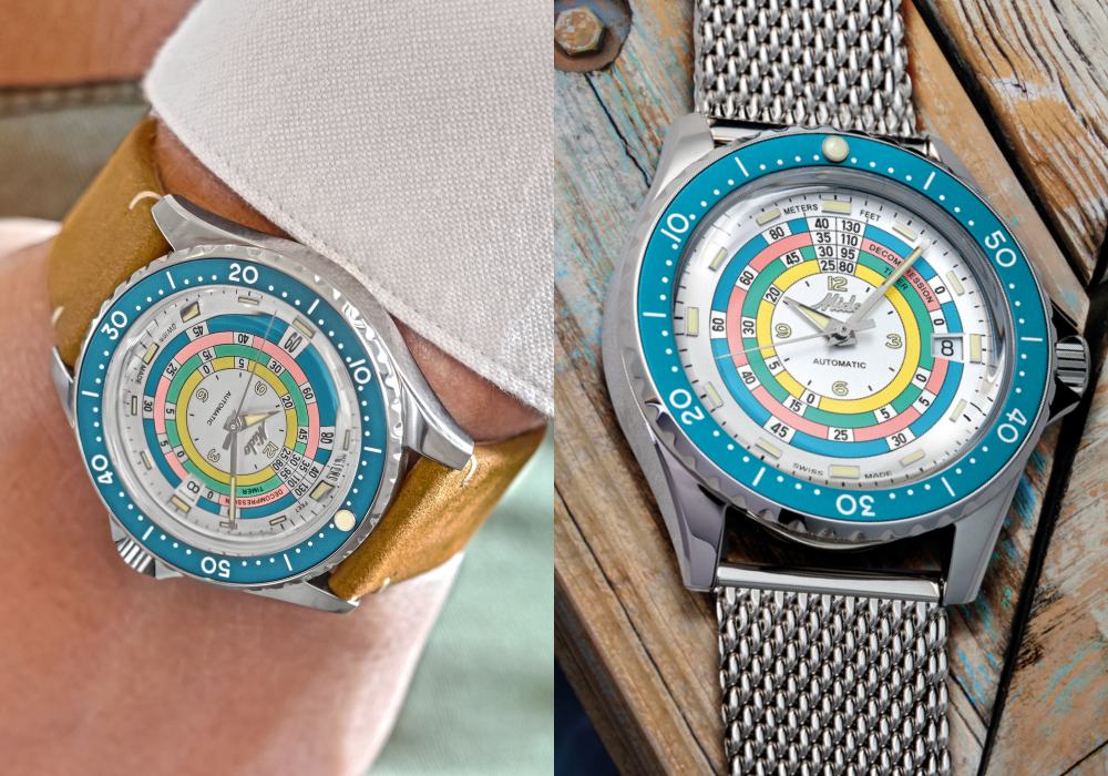 ocean star decompression timer 1961 - MIDO OCEAN STAR “彩虹圈”复刻限量款腕表，再现别具一格的复古魅力！