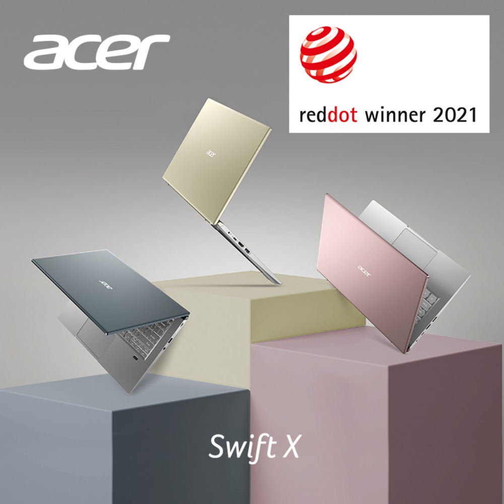 swiftx lifestyle reddot winner - Acer 推出全新 AMD-Powered 笔记本电脑和台式电脑！