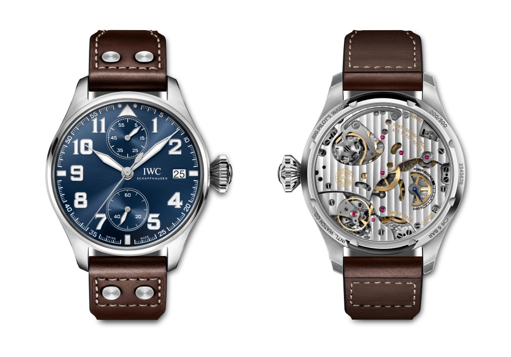 iwc presents the first large pilots watch with chronograph function 2 - 5款充满运动感的计时码表杰作：多表盘紧凑设计的魅力！