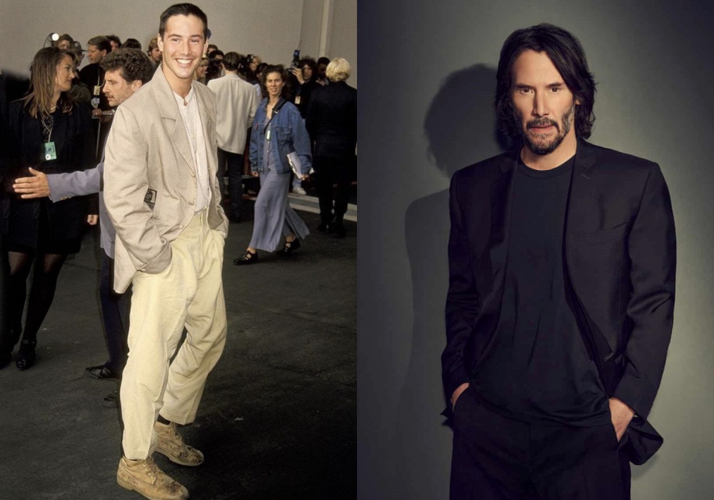keanu reeves casual suit style - Styles