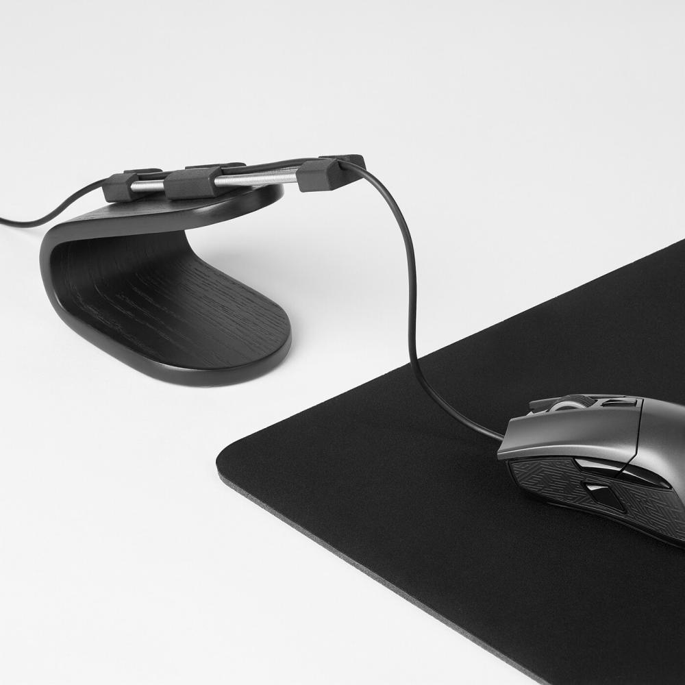 lanespelare mouse bungee black 2 - 送给极简主义者的时尚礼物：给你的朋友送上实用又简单的礼物吧！