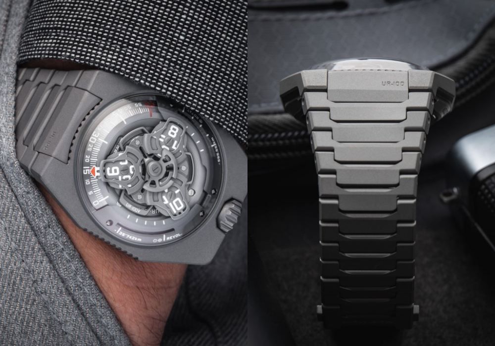 urwerk ur 100v full titanium jacket cover - Watches