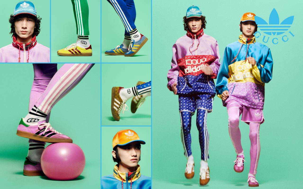 adidas x gucci 8 - 万花筒式的美学：ADIDAS X GUCCI 将高级时装和街头服饰相结合