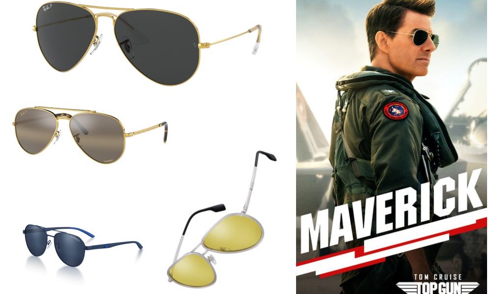 top gun maverick tom cruise ray ban cover 1000x600 - 《Top Gun: Maverick》Tom Cruise 的超帅 Ray-Ban 墨镜一览！