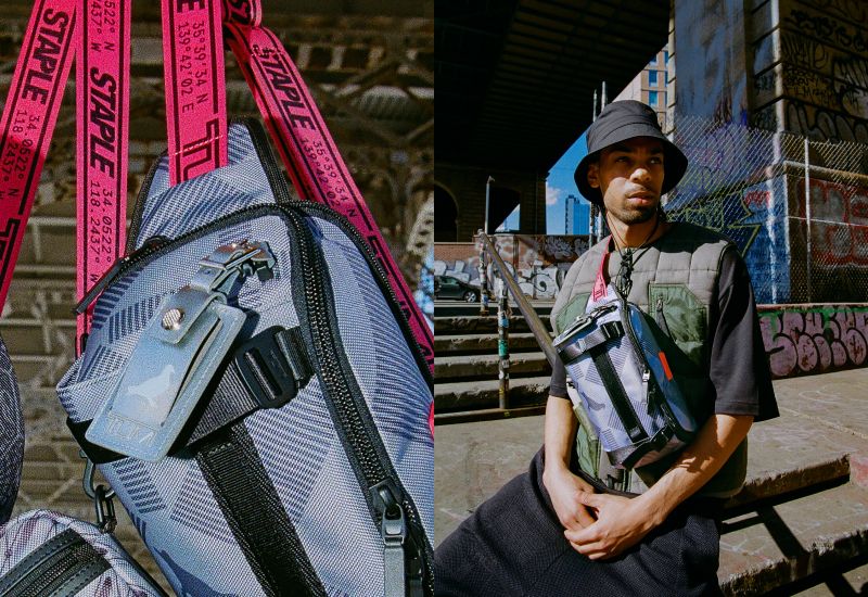 TUMI x Jeff Staple sling bag - TUMI 换上街头风格！和潮牌 STAPLE 合作打造型格包袋