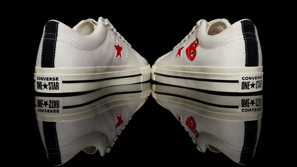 Converse x PLAY Comme des Garcons One Star white back - Converse x PLAY Comme des Garçons One Star 经典帆布鞋的趣味面 Converse x PLAY Comme des Garcons One Star white back - Converse x PLAY Comme des Garçons One Star 经典帆布鞋的趣味面