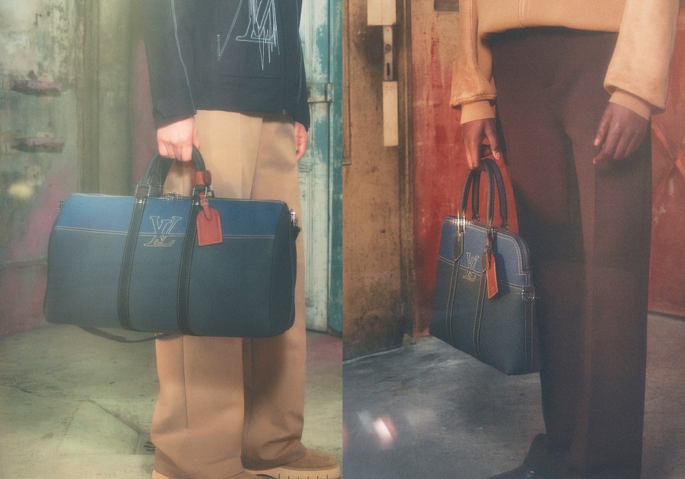 Louis Vuitton Fall in Love mens pre spring denim bag - Louis Vuitton “Fall in Love” 男士胶囊系列，70年代的音乐魅力
