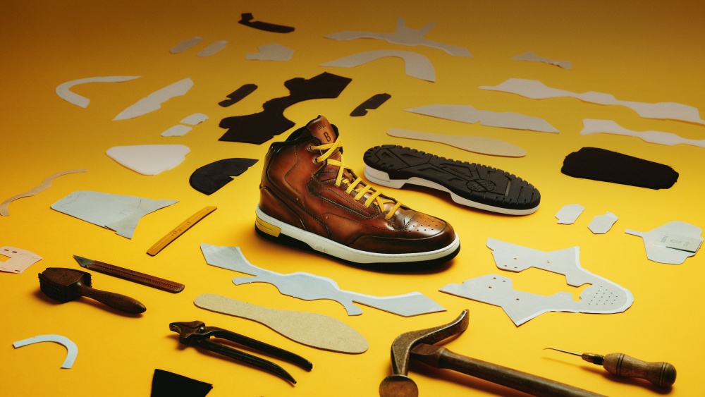 Berluti Playoff Sneakers craftmanship - 融入精湛工艺的运动风格！全新 Berluti Playoff 运动鞋