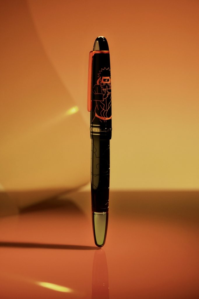 Montblanc x Naruto Collection Writing Instruments pen 683x1024 - Montblanc 稀有动漫联名！献上《火影忍者》腕表、包袋、书写工具