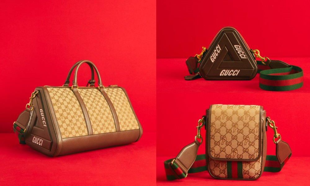 Palace Gucci leather bags - Palace Gucci 联名系列不只时尚单品，还有限量版V7摩托车！