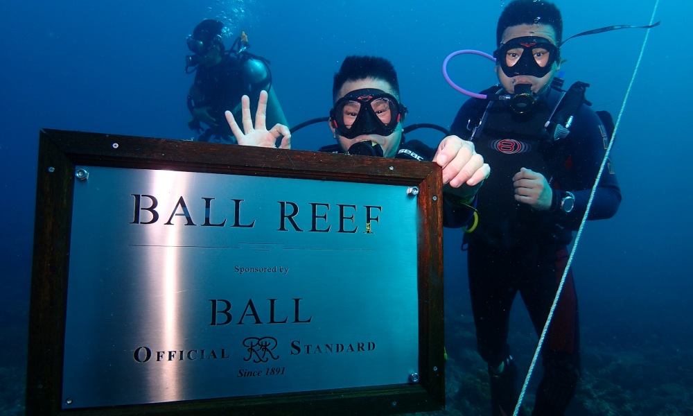 BALL Watch adopt a reef - BALL Watch 在沙巴州展开 Adopt-A-Reef 海洋保护活动