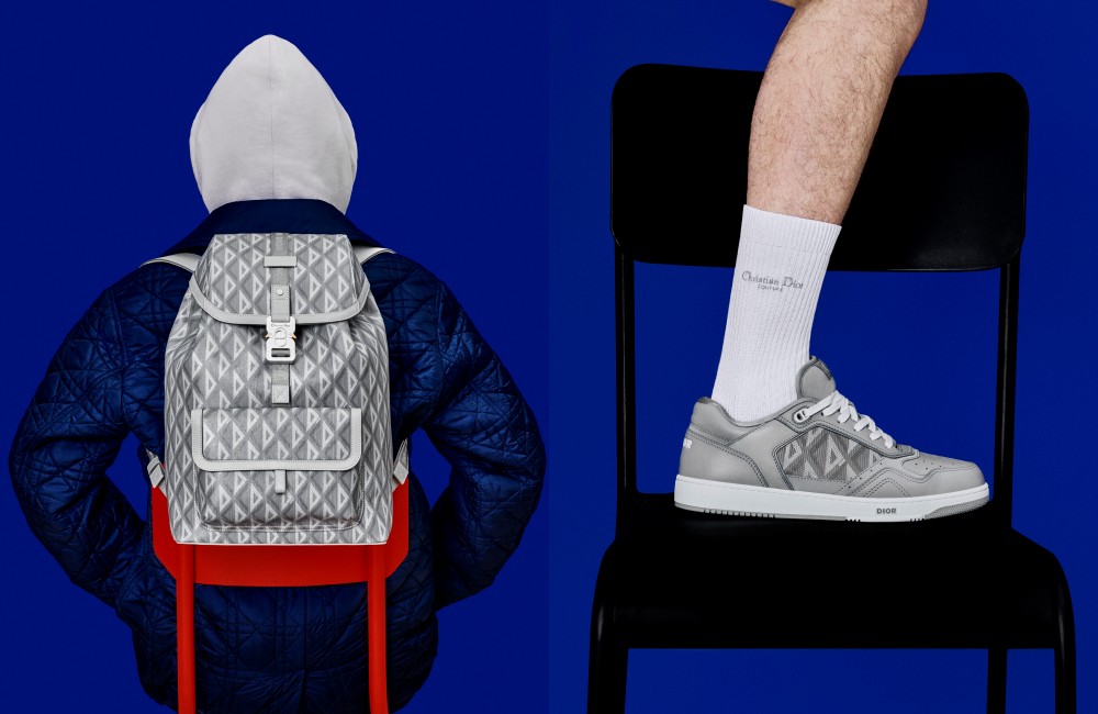 Dior Men Spring 2023 OBLIQUE backpack - Robert Pattinson 魅力爆棚，演绎 Dior 2023春季广告