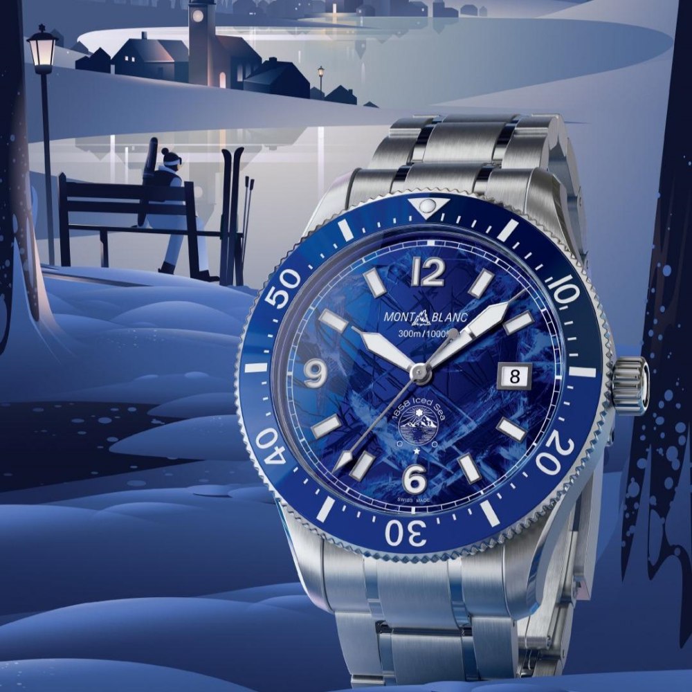 Montblanc 1858 Iced Sea Automatic Date - 假日季精选腕表 迎接精彩新年
