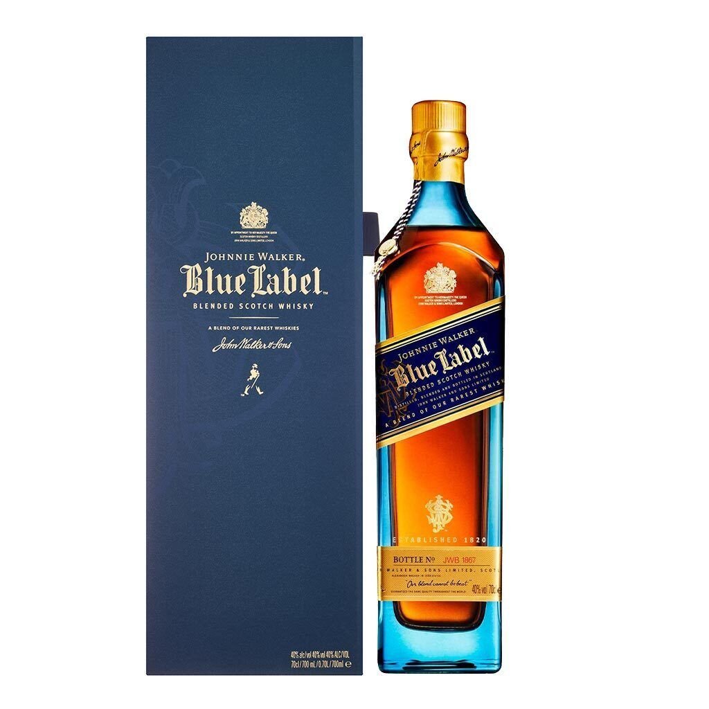 johnnie walker blue label - 新手指南：威士忌热门品牌、送礼酒款推荐