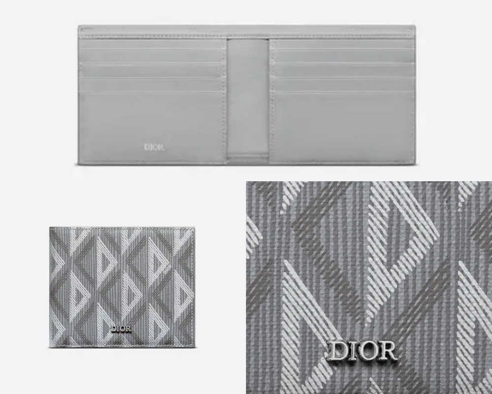 Dior CD Diamond wallet - 皮夹怎么选？2023男士皮夹推荐