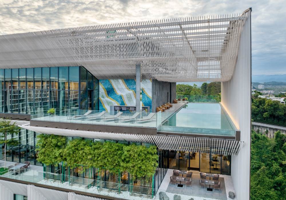 Hyatt Centric Kota Kinabalu Rooftop Swimming Pool - Lifestyles