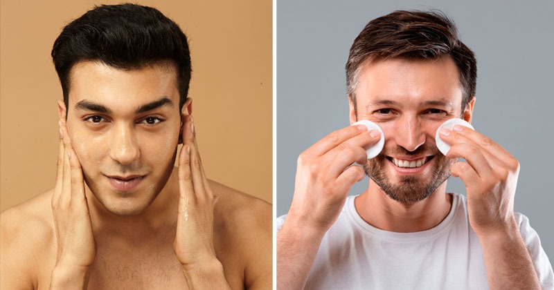 men grooming aftershave - 剃须后肌肤刺激、敏感？须后水用起来！