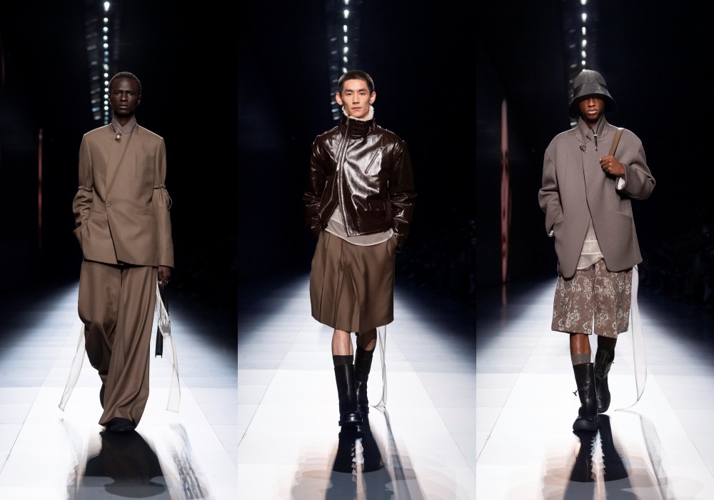 Dior Men winter 2023 leather jacket - DIOR 2023 冬季男装系列 时尚的循环流转
