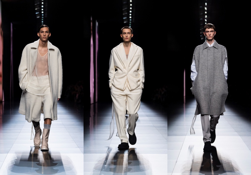 Dior Men winter 2023 white - DIOR 2023 冬季男装系列 时尚的循环流转