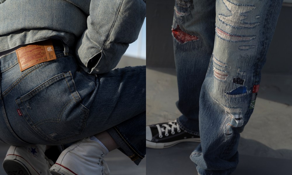 clot x levis-jeans-details - KINGSSLEEVE