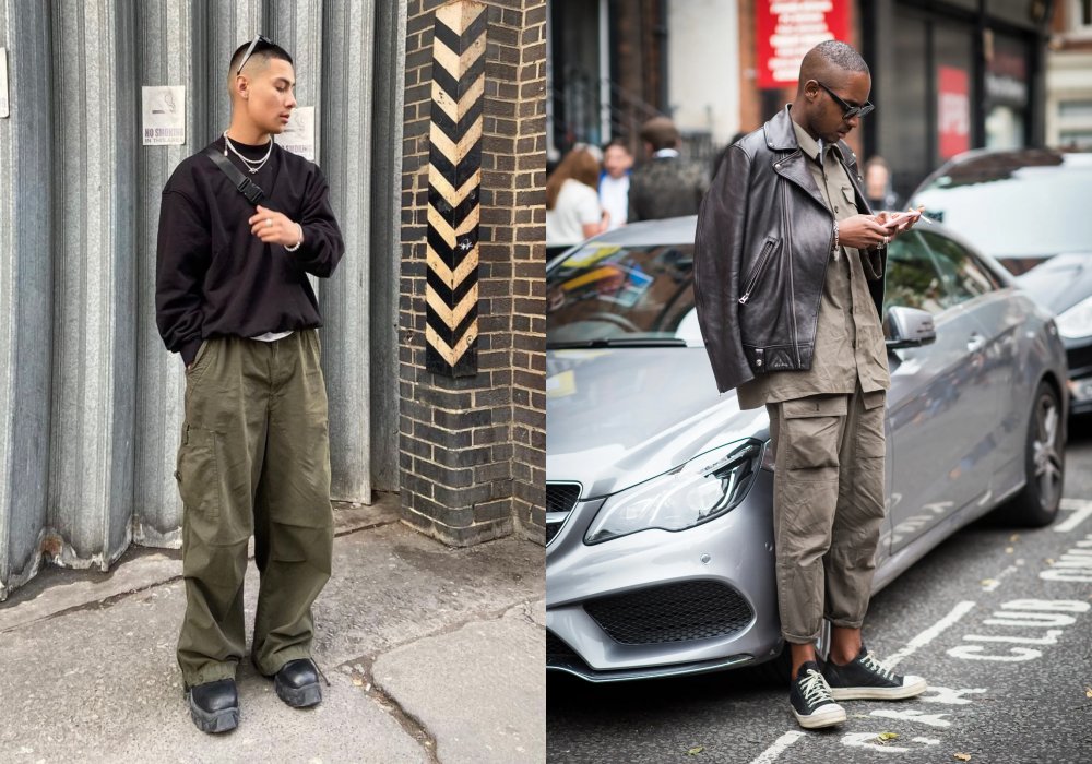 men street style cargo pants grey - 有这5件单品，轻松搭配休闲街头造型